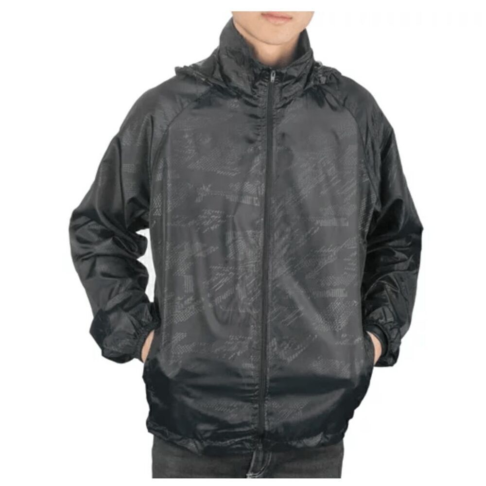 Sayfut Unisex Zip up Windbreaker Packable Lightweight Hooded Medium